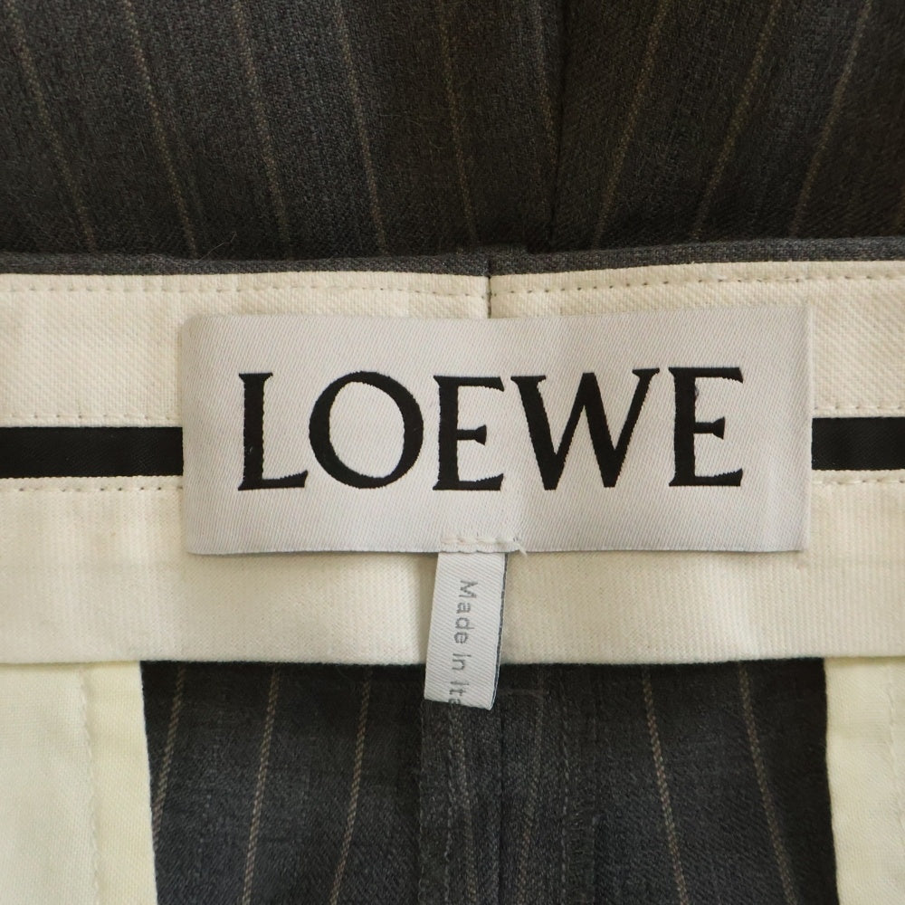 LOEWE(ロエベ) ストライプ柄 パンツ グレー HSM1Y04W65