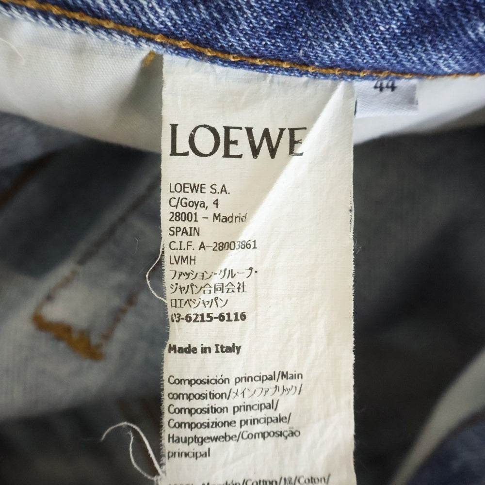 LOEWE(ロエベ) ANAGRAM BAGGY JEANS アナグラム バギー ジーンズ デニムパンツ インディゴ H526Y11W59