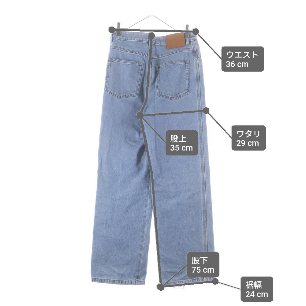 LOEWE(ロエベ) ANAGRAM BAGGY JEANS アナグラム バギー ジーンズ デニムパンツ インディゴ H526Y11W59
