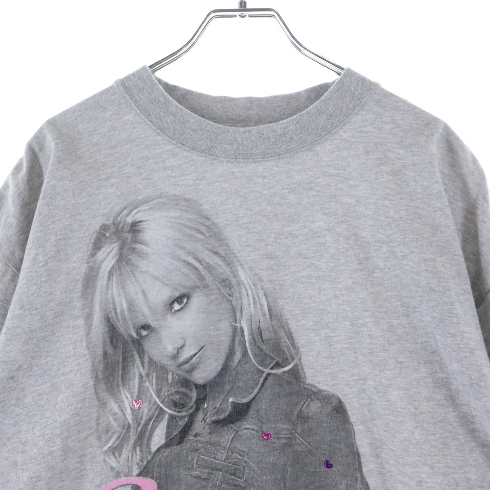 BALENCIAGA(バレンシアガ) 26SS Britney Spears t-shirt ブリトニースピアーズ オーバーサイズ 半袖Tシャツ カットソー グレー 764235 TTVJ8
