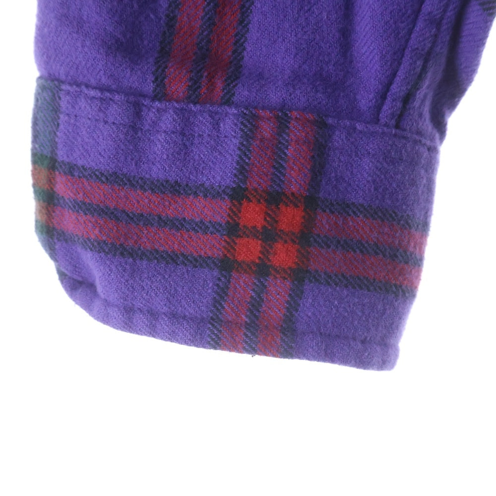 SUPREME(シュプリーム) 19AW Tartan Flannel Shirt タータンチェック ネルシャツ パープル/レッド