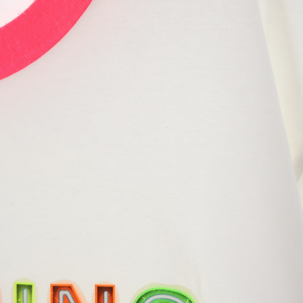 MOSCHINO(モスキーノ) SWIM NEON LOGO TEE スイム ネオンロゴ 半袖Tシャツ カットソー ホワイト