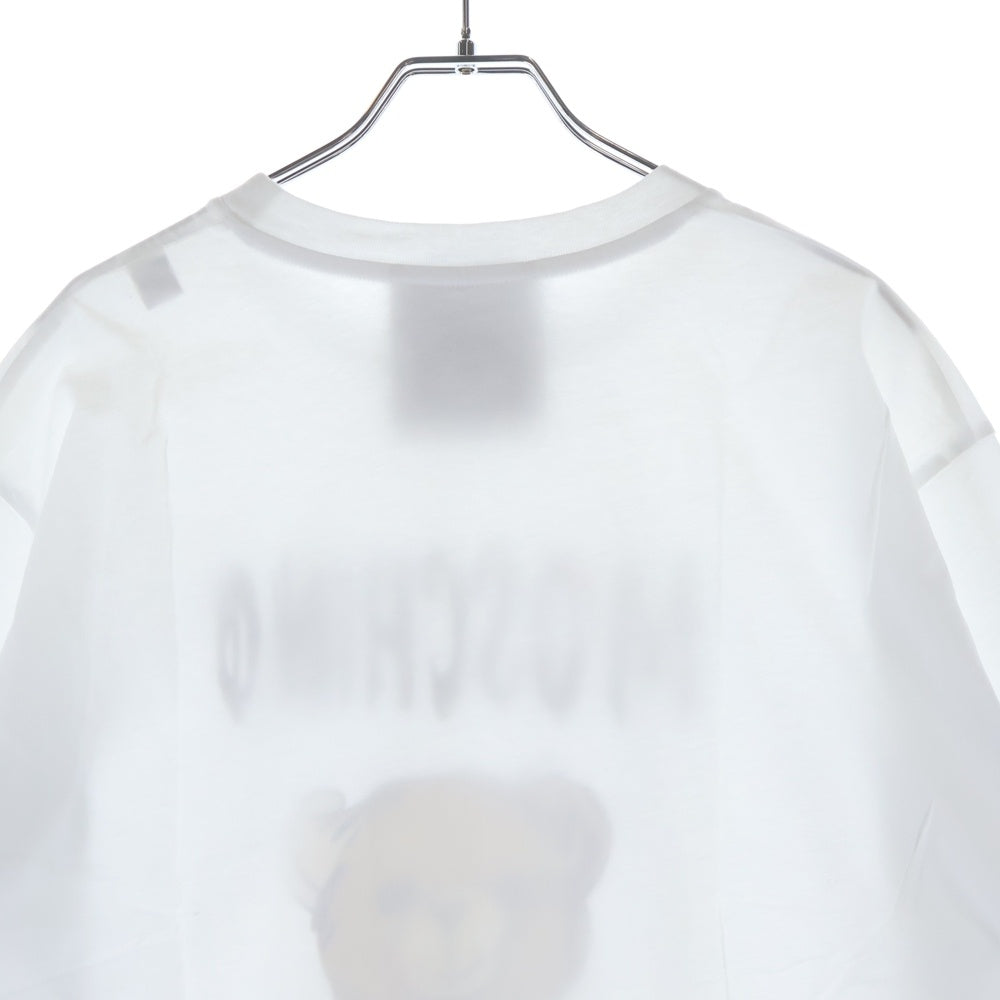 MOSCHINO(モスキーノ) フロントグラフィック半袖Tシャツ カットソー ホワイト