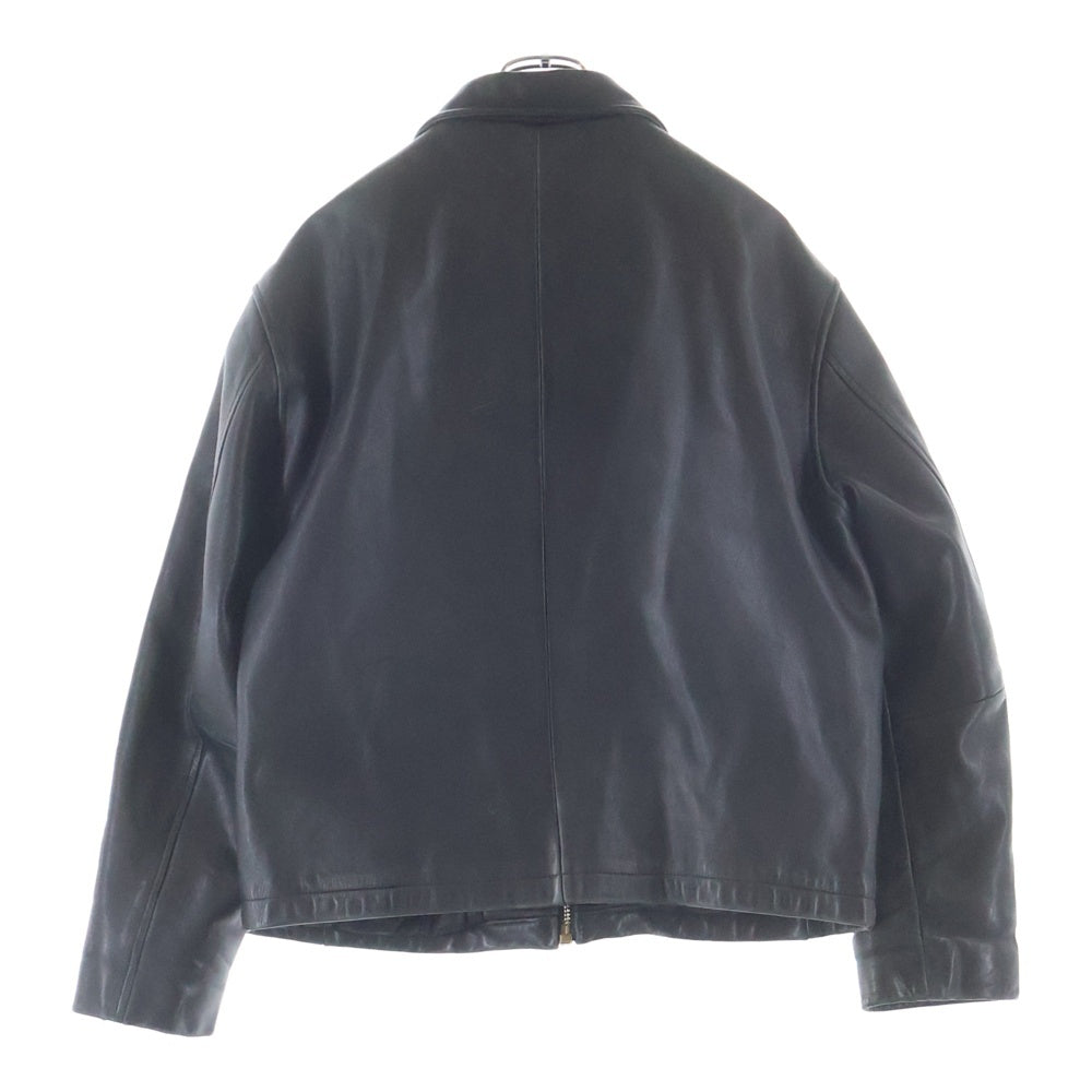 AVIREX(アヴィレックス) ZIP UP LETHER JACKET レザージャケット ブラック