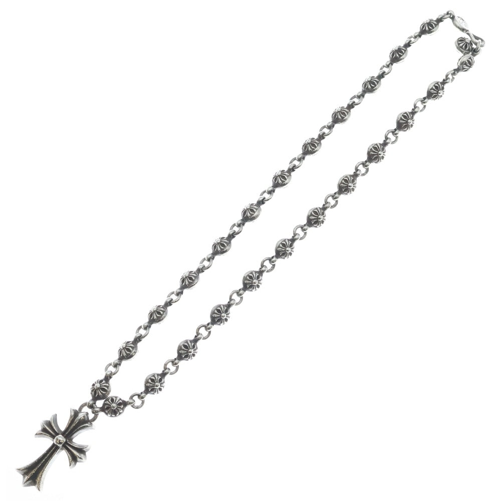 CHROME HEARTS(クロムハーツ) #1 CRSBL CHN SML CH CRS クロスボールチェーン スモールCHクロス ネックレス シルバー 20inch BCA193