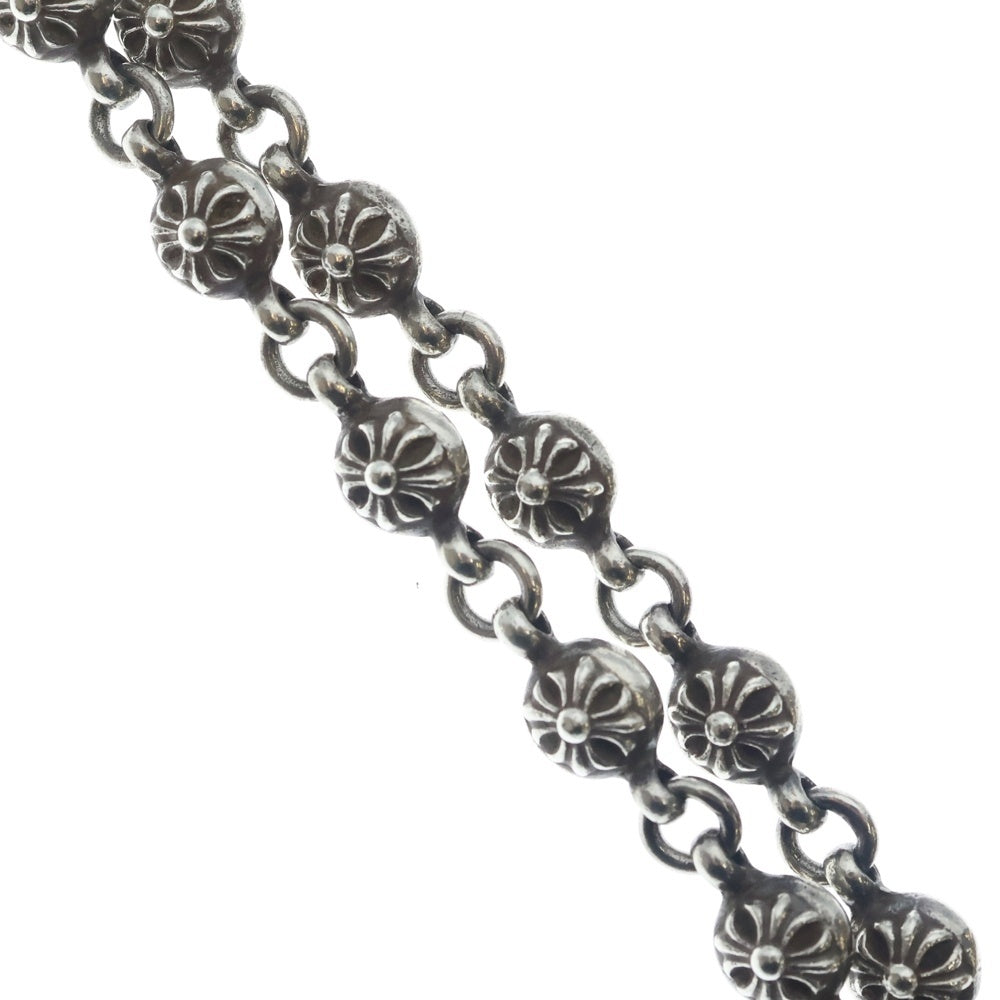 CHROME HEARTS(クロムハーツ) #1 CRSBL CHN SML CH CRS クロスボールチェーン スモールCHクロス ネックレス シルバー 20inch BCA193