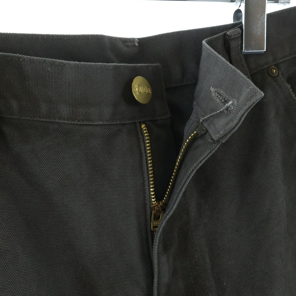 KAMIYA(カミヤ) 24SS BORO Duck Painter Pants ボロダックペインターパンツ グレー G11PT026