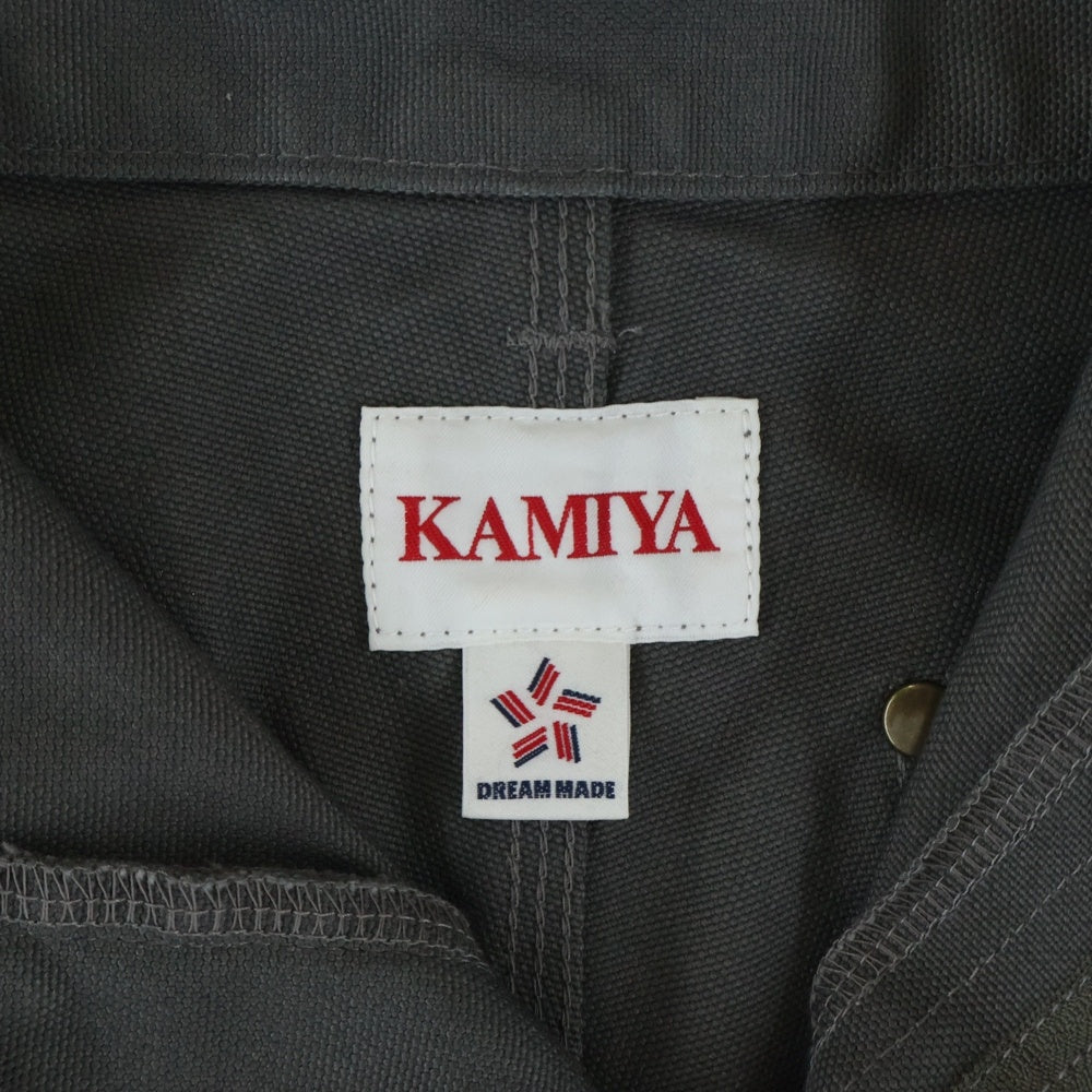 KAMIYA(カミヤ) 24SS BORO Duck Painter Pants ボロダックペインターパンツ グレー G11PT026