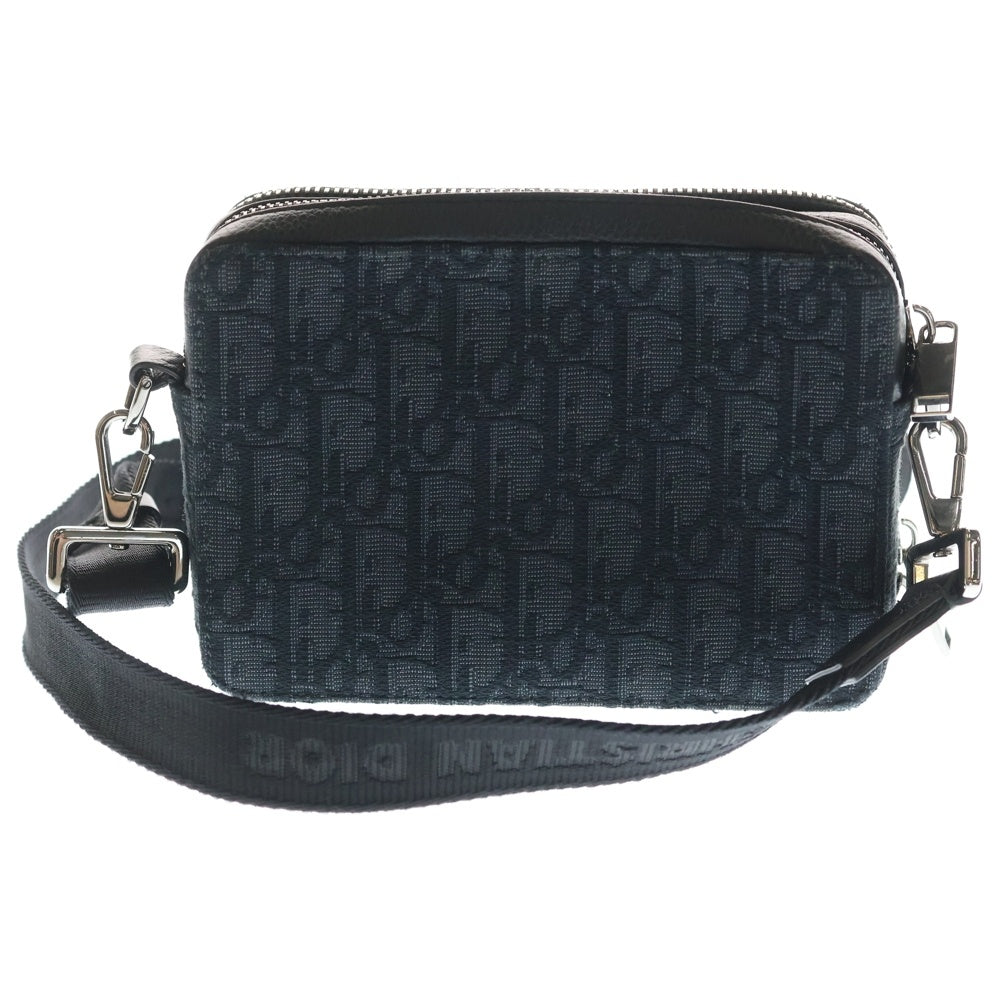 DIOR(ディオール) オブリーク ショルダーバッグ キャンバス レザー ブラック 2ESBC119VPD レディース