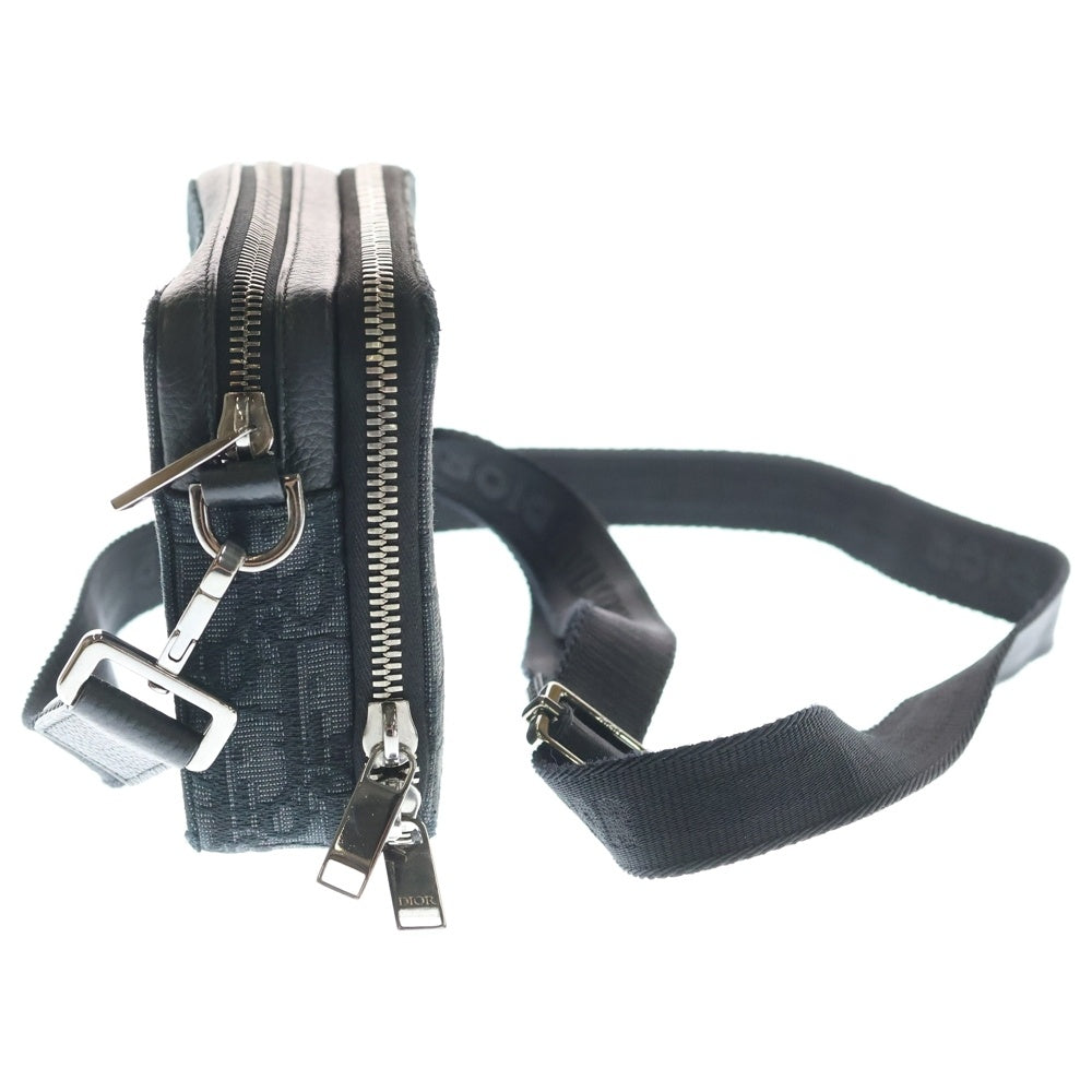 DIOR(ディオール) オブリーク ショルダーバッグ キャンバス レザー ブラック 2ESBC119VPD レディース