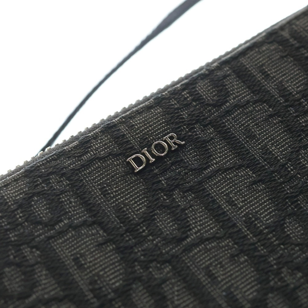 DIOR(ディオール) オブリーク ショルダーバッグ キャンバス レザー ブラック 2ESBC119VPD レディース
