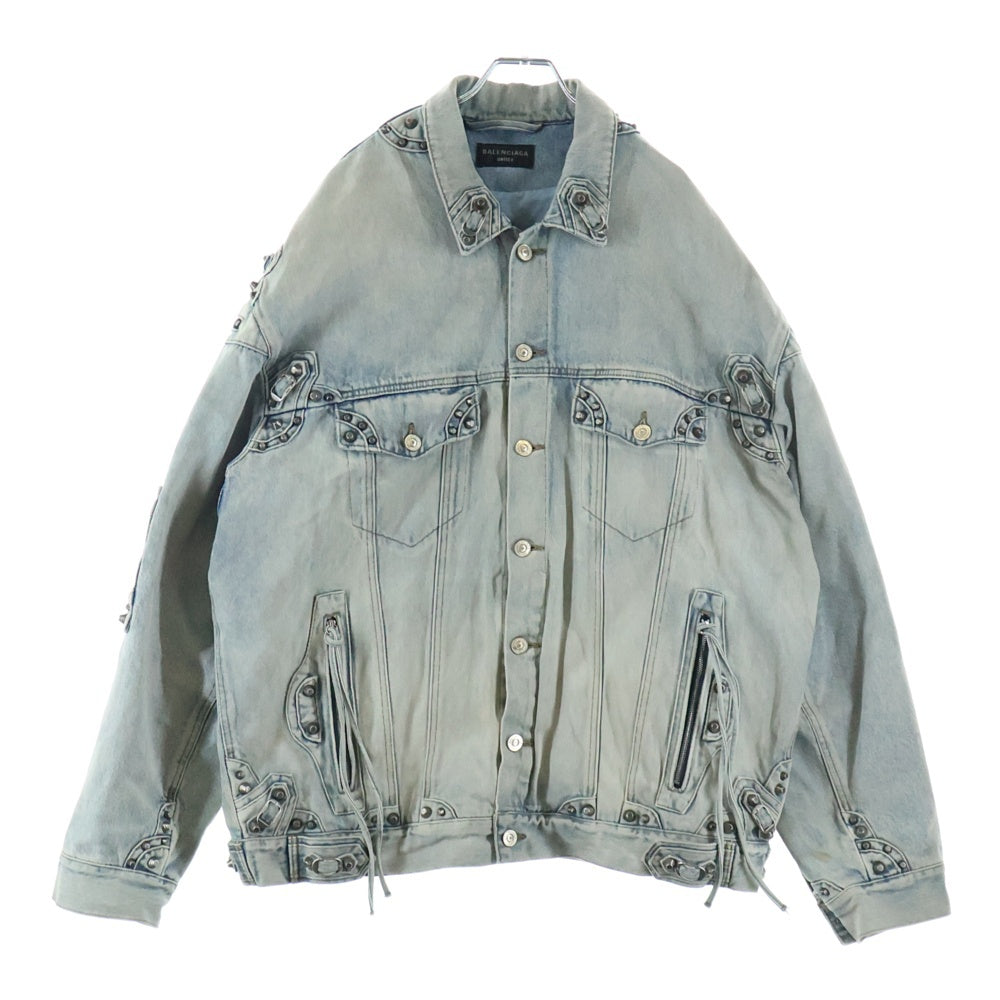 BALENCIAGA(バレンシアガ) CAGOLE カゴール オーバーサイズ デニムジャケット インディゴ 764521 TDW14