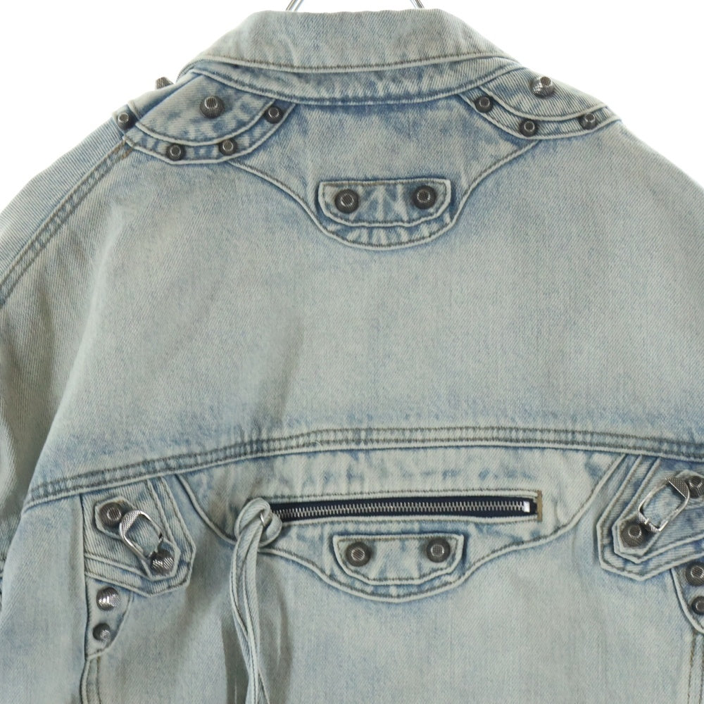 BALENCIAGA(バレンシアガ) CAGOLE カゴール オーバーサイズ デニムジャケット インディゴ 764521 TDW14