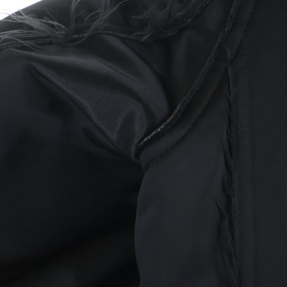Rick Owens(リックオウエンス) 21AW BAUHAUS FISHTAIL バウハウス フィッシュテール コート オーバーサイズジャケット ブラック RU02A5971-NB
