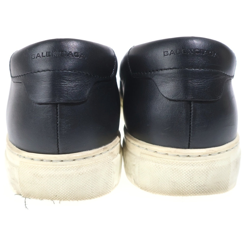 BALENCIAGA(バレンシアガ) レザー スリッポンシューズ ローカットスニーカー ブラック 391203 WAVT2 1000
