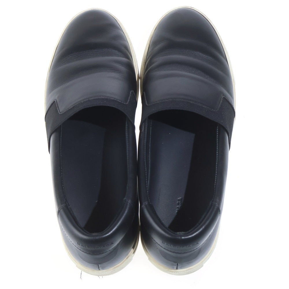 BALENCIAGA(バレンシアガ) レザー スリッポンシューズ ローカットスニーカー ブラック 391203 WAVT2 1000