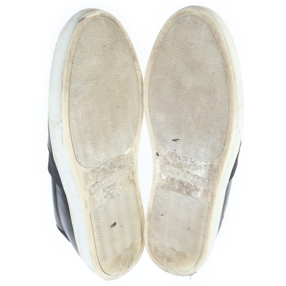BALENCIAGA(バレンシアガ) レザー スリッポンシューズ ローカットスニーカー ブラック 391203 WAVT2 1000