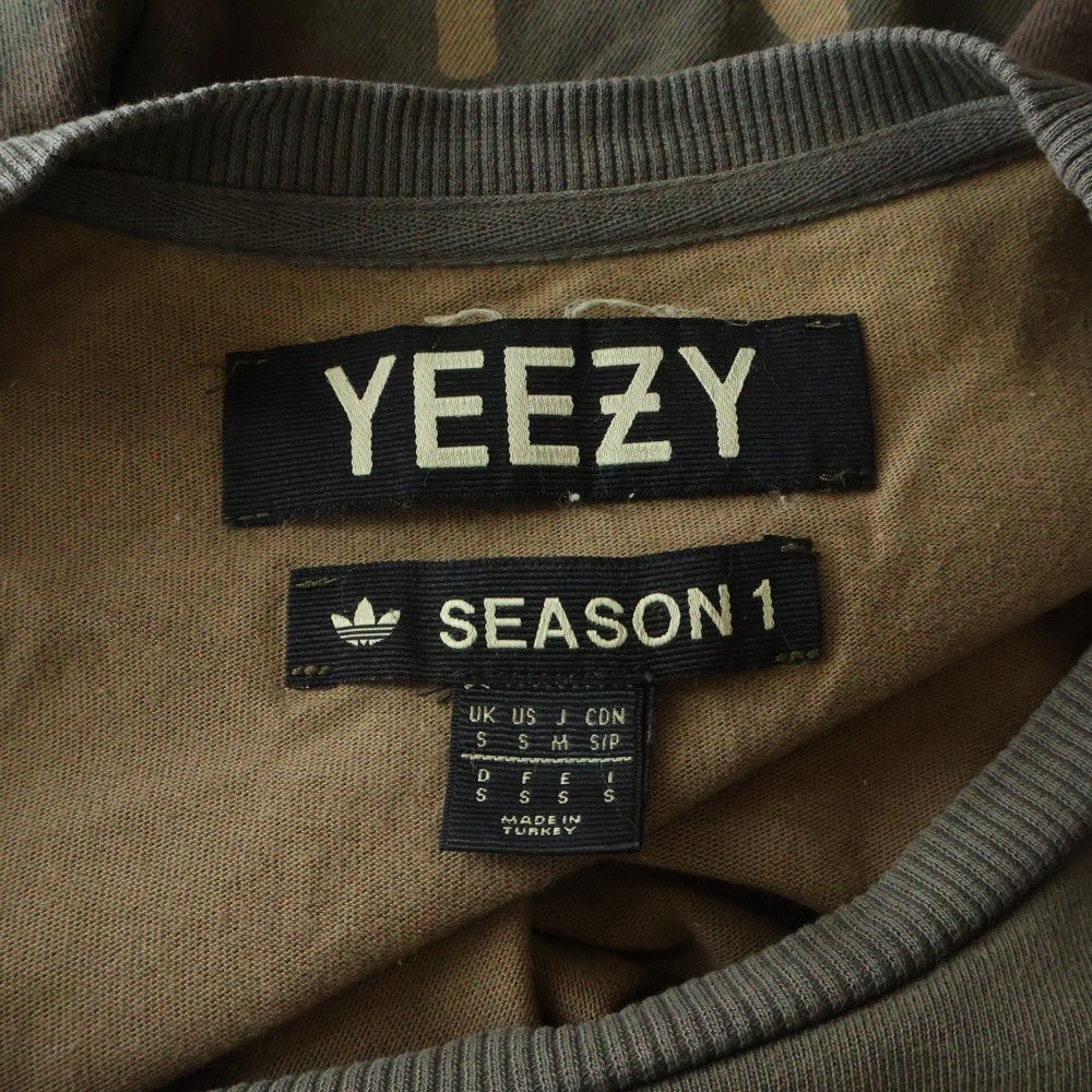 YEEZY(イージー) season1 シーズンワン カモ柄 半袖Tシャツ カットソー カーキ