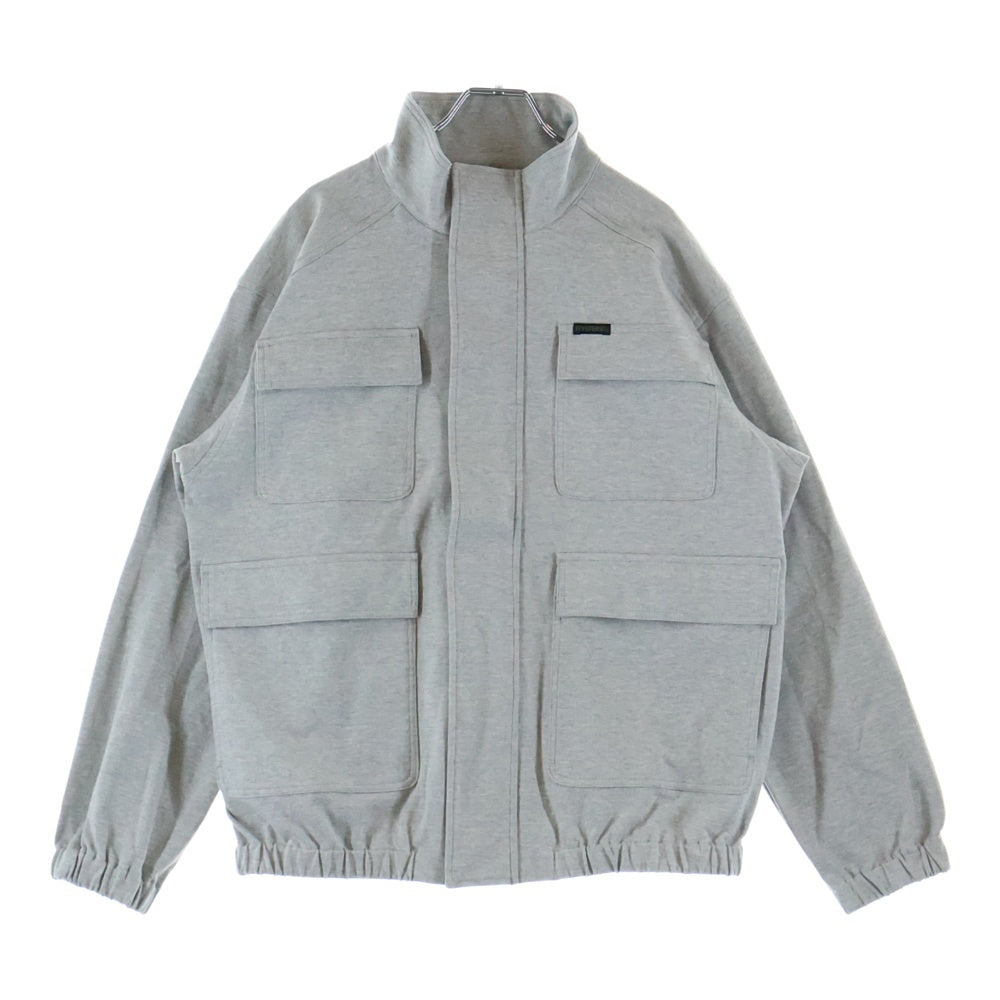 HYSTERIC GLAMOUR(ヒステリックグラマー) 26SS カーゴポケット付き ハイネックブルゾン グレー 02261CJ02290