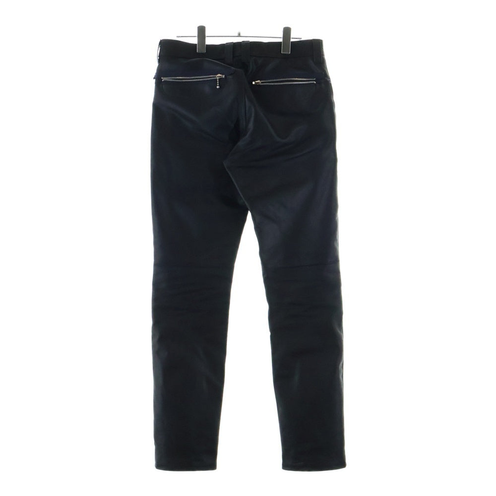 AZUMA(アズマ) 25AW WESTERN BIKER PANTS レザーバイカーパンツ レザーパンツ ブラック 25AH-PT-01