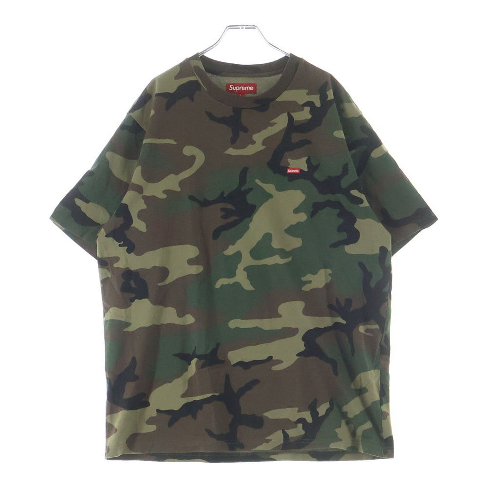 SUPREME(シュプリーム) 25SS Small Box Tee Woodland Camo ウッドランドカモ スモールボックスロゴ クルーネック 半袖Tシャツ カットソー カーキ