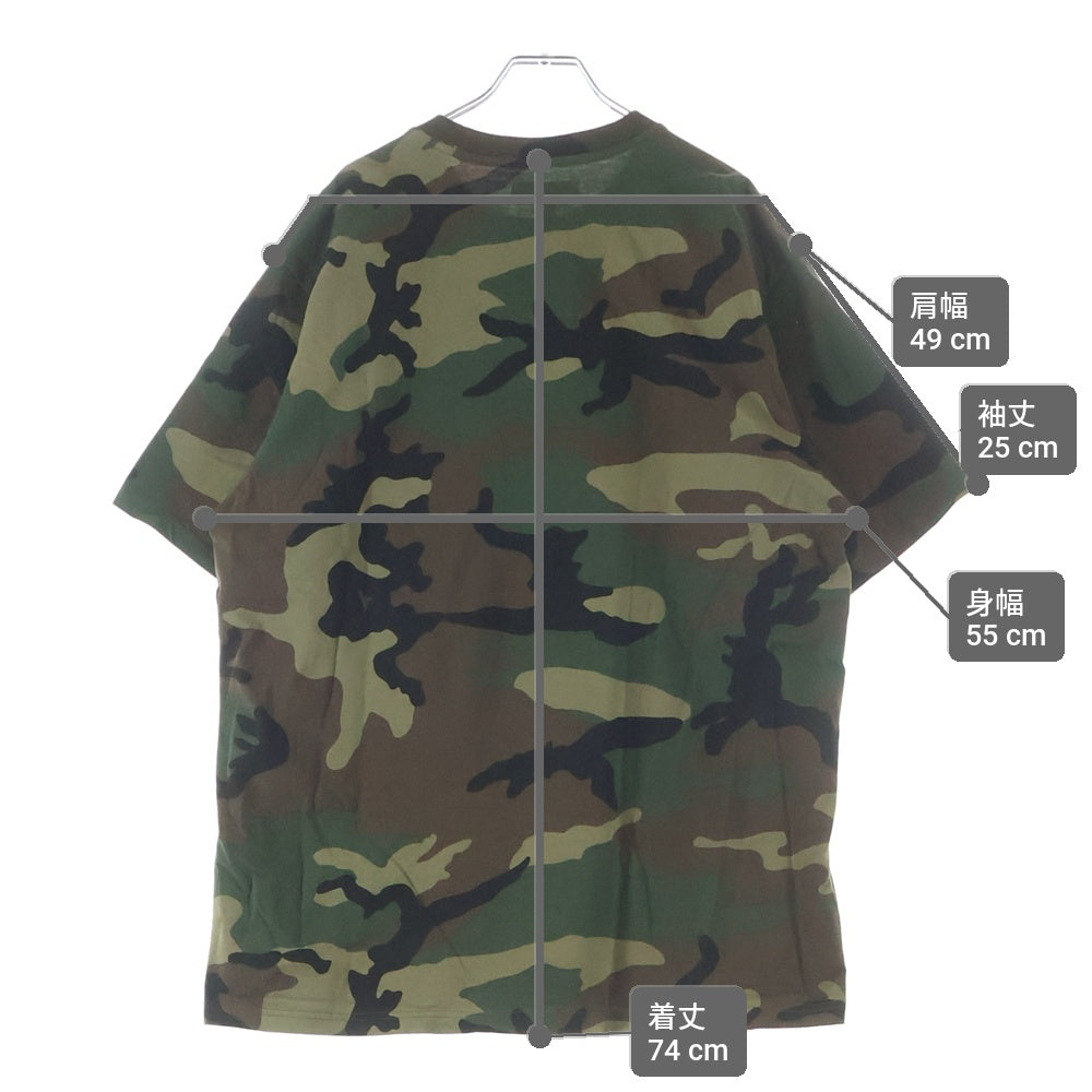SUPREME(シュプリーム) 25SS Small Box Tee Woodland Camo ウッドランドカモ スモールボックスロゴ クルーネック 半袖Tシャツ カットソー カーキ