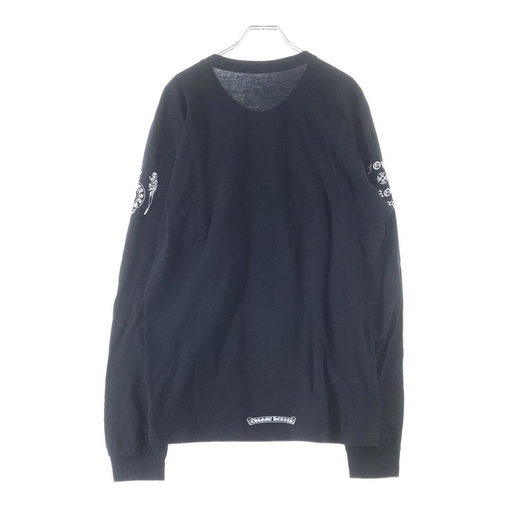 CHROME HEARTS(クロムハーツ) FOTI HARRIS TEETER フォティ ハリスティータ 長袖Tシャツ カットソー ブラック