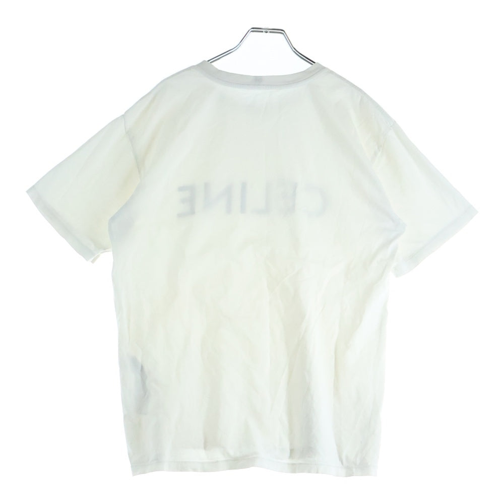 CELINE(セリーヌ) ロゴプリント 半袖Tシャツ カットソー ホワイト 2X681671Q01CC