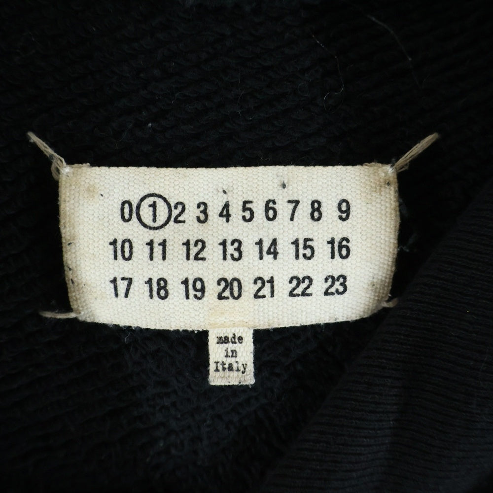 Maison Margiela(メゾンマルジェラ) 18AW ビタミンプリント 総柄 プルオーバーパーカー ブラック/イエロー S51GU0027