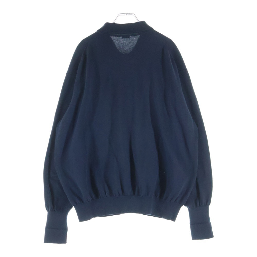 A.PRESSE(アプレッセ) 24SS Cotton Knit Polo Collar Cardiga