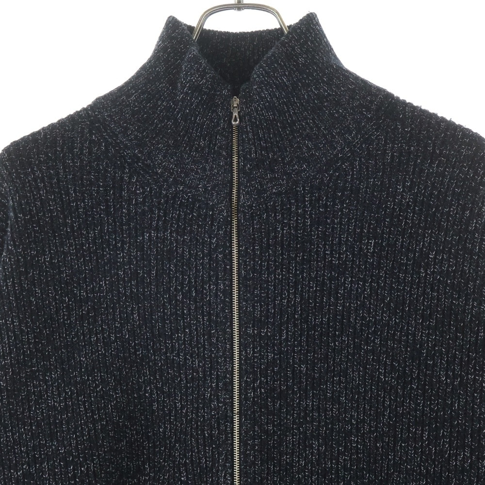 ULTERIOR(アルテリア) 25AW W/C MEALANGE RIB DRIVERS KNIT ドライバーズニット セーター グレー UKW28‐KC221