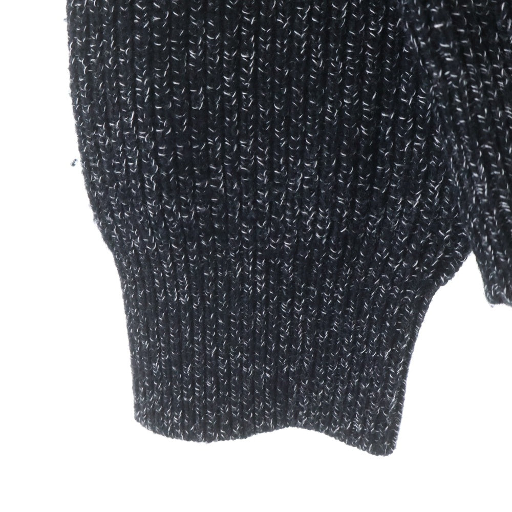 ULTERIOR(アルテリア) 25AW W/C MEALANGE RIB DRIVERS KNIT ドライバーズニット セーター グレー UKW28‐KC221
