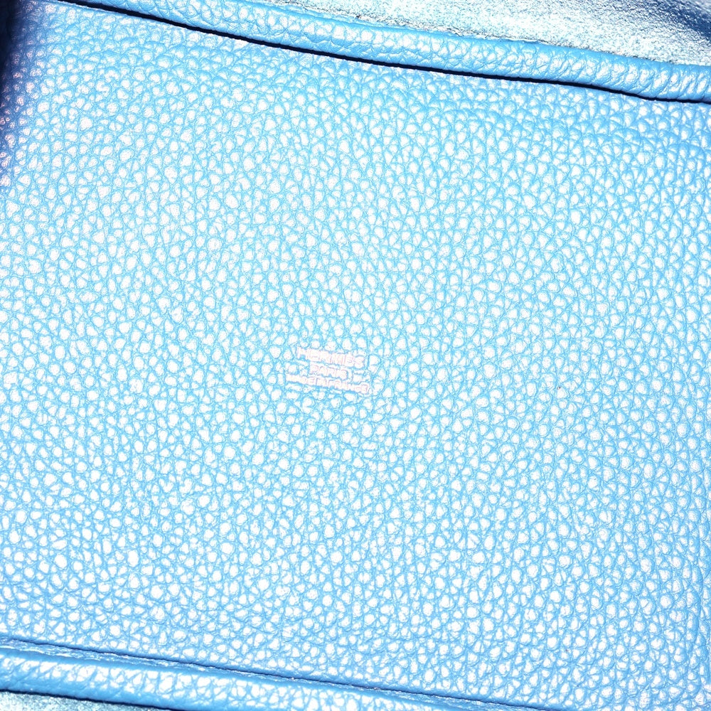HERMES(エルメス) ピコタンロックPM K刻印 トリヨン フリーダ ハンドバッグ ブルー レディース