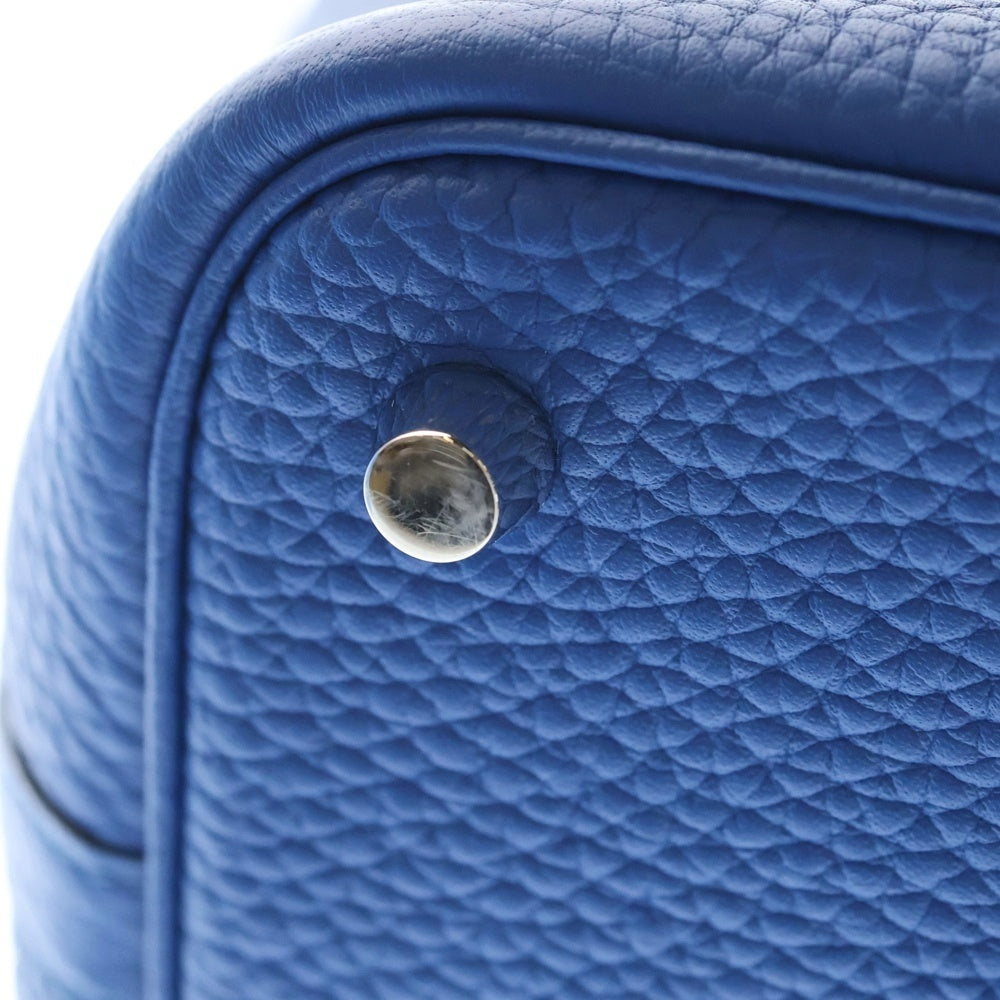 HERMES(エルメス) ピコタンロックPM K刻印 トリヨン フリーダ ハンドバッグ ブルー レディース