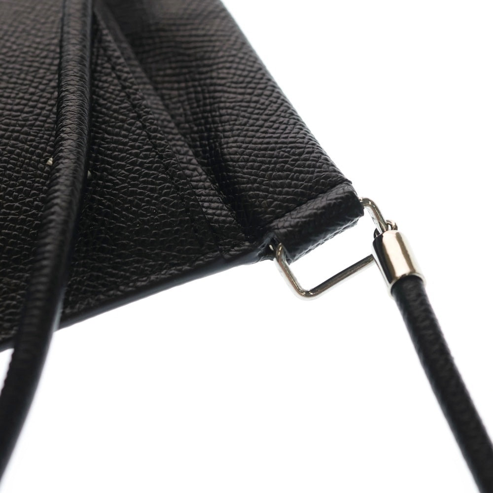 Maison Margiela(メゾンマルジェラ) フォンケース ショルダーバッグ レザー ブラック