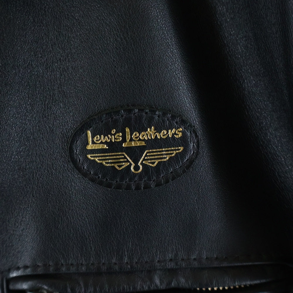 Lewis Leathers(ルイスレザー) DOMINATOR 551T COW HIDE ドミネーター タイトフィット カウハイド シングルライダースジャケット ブラック