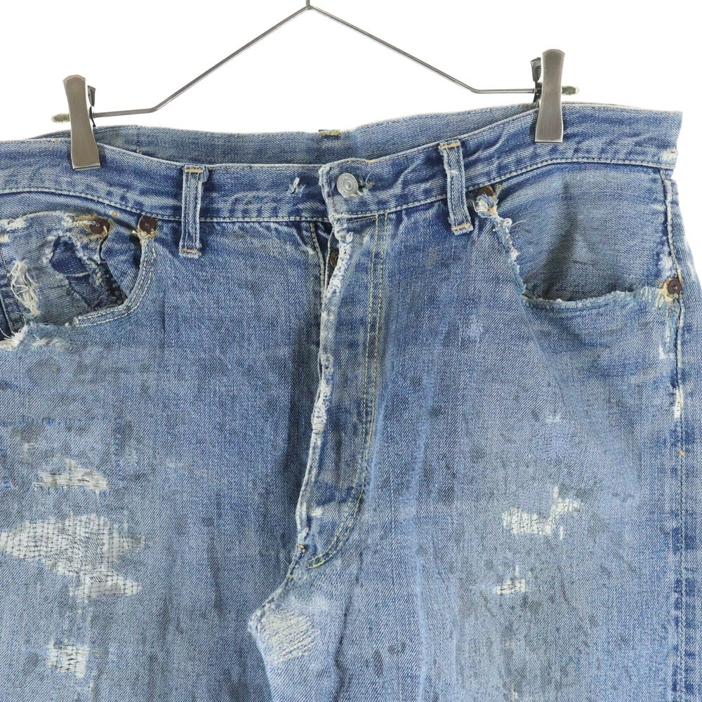 Levi's(リーバイス) 40-50S VINTAGE 501XX 47モデル ビッグE 片面タブ 均等V ボタン裏無し ボタンフライ デニムパンツ インディゴ