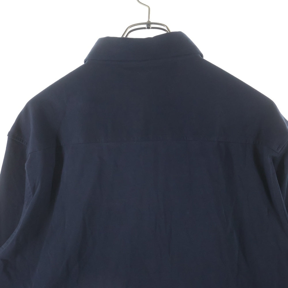 RAF SIMONS(ラフシモンズ) ×FRED PERRY PRINTED JERSEY SHIRT フレッドペリー プリントジャージー 長袖シャツ ネイビー SM6516