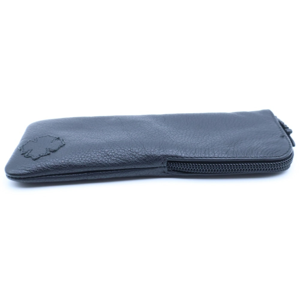 CHROME HEARTS(クロムハーツ) CASE アイウェアケース 眼鏡ケース レザー ブラック