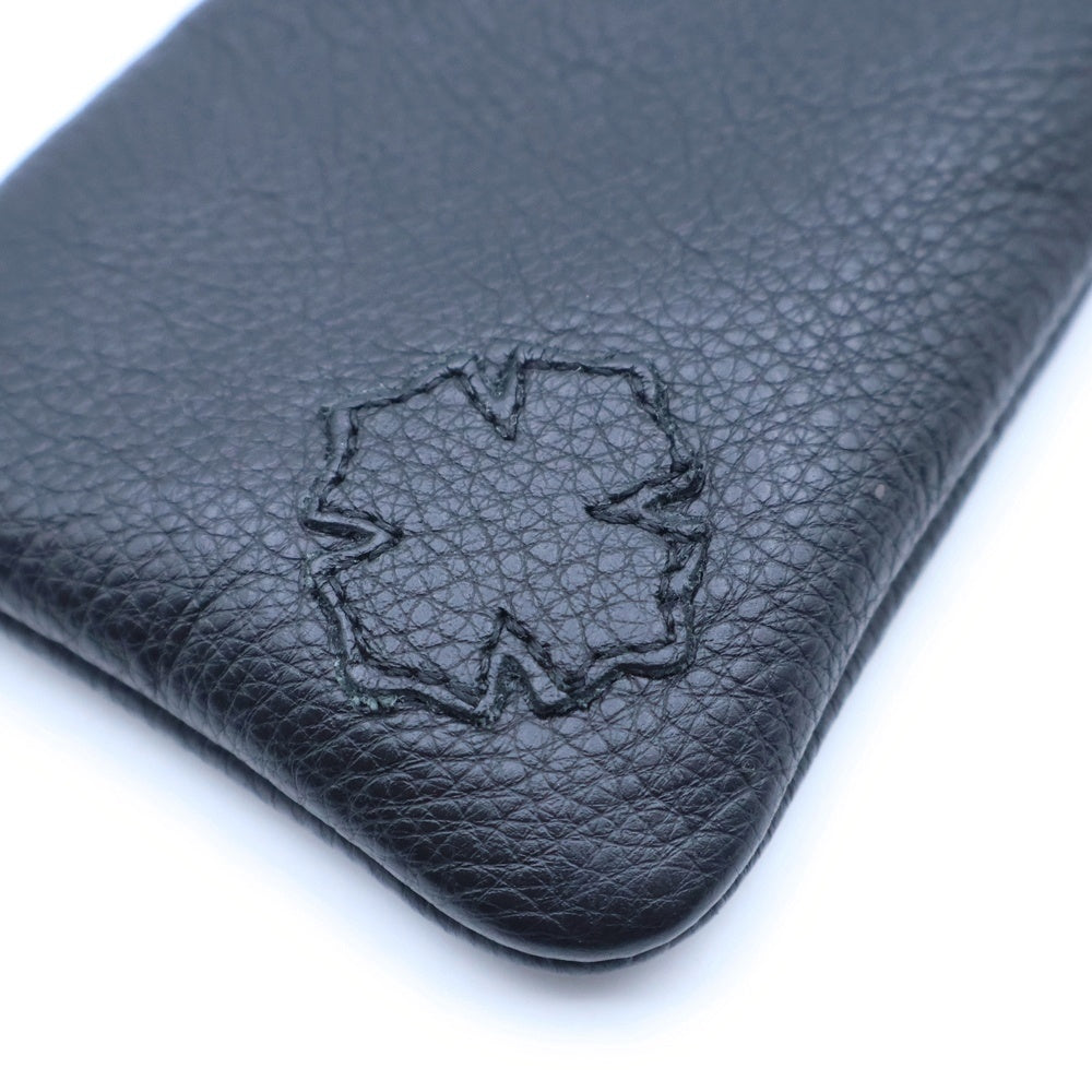 CHROME HEARTS(クロムハーツ) CASE アイウェアケース 眼鏡ケース レザー ブラック