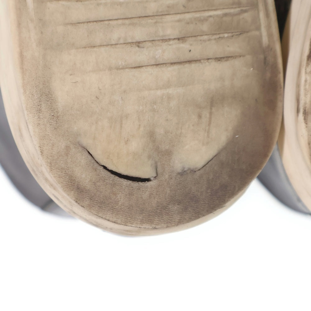 Rick Owens(リックオウエンス) RAMONES ラモーンズ サイドジップ レザーハイカットスニーカー ブラック