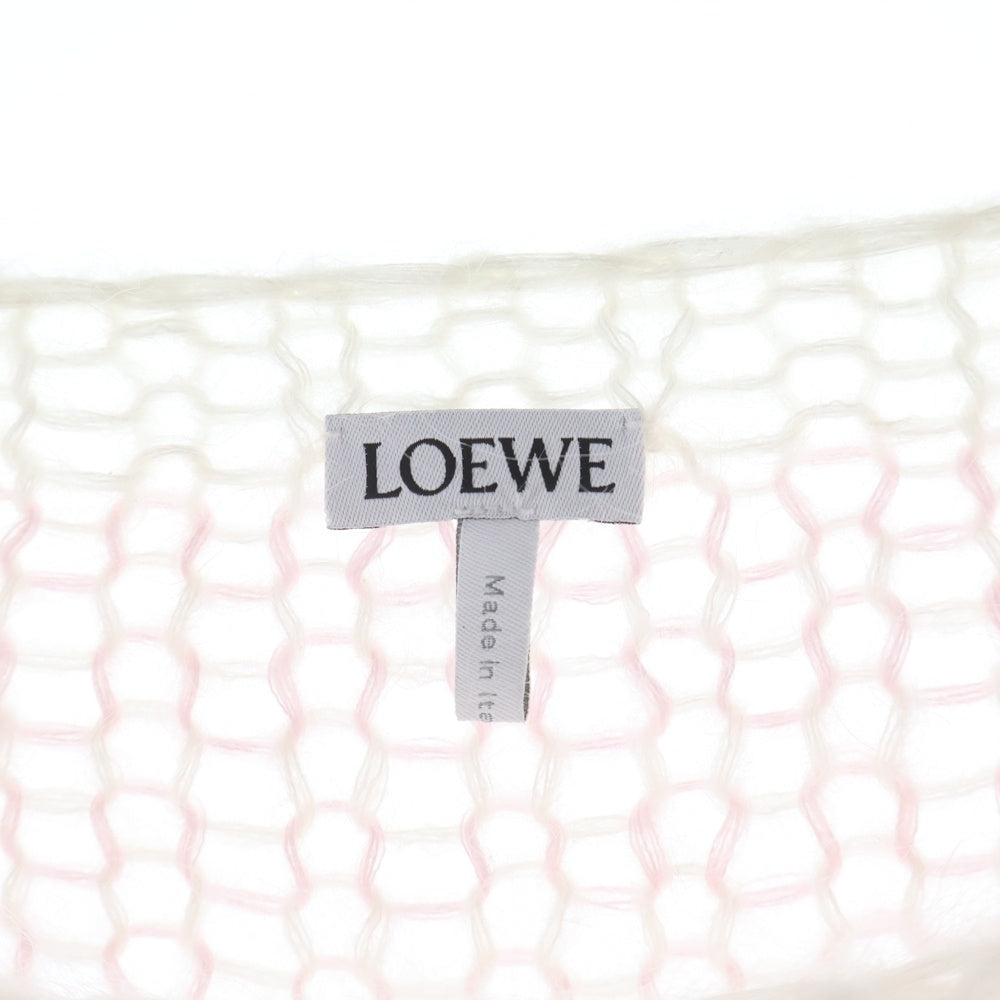 LOEWE(ロエベ) 24AW Pink Logo Jacquard Knit Sweater アナグラムロゴ ジャガード ニットセーター ピンク S359Y14KCS レディース