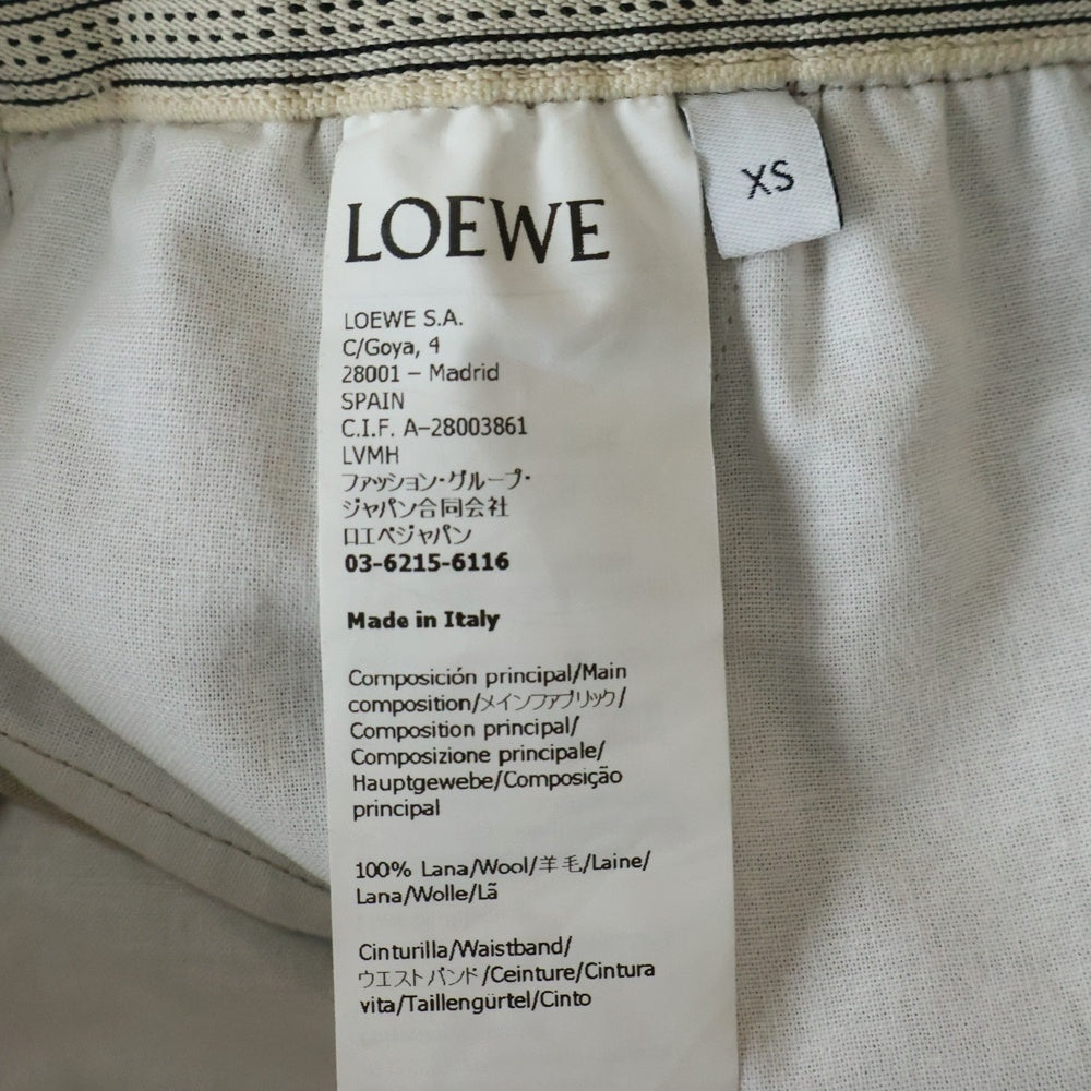 LOEWE(ロエベ) エラスティックウエストバンドトラウザーズ イージーパンツ ベージュ S359Y04XE5 レディース