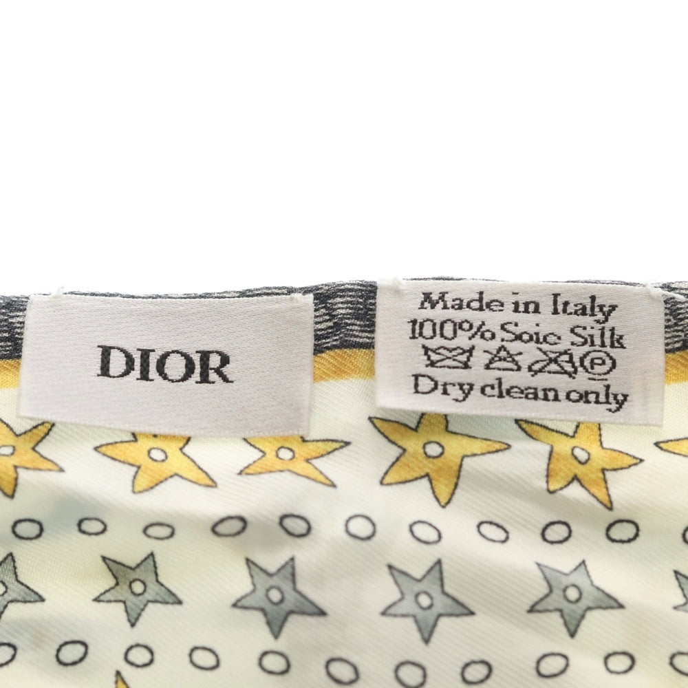 DIOR(ディオール) ミッツァ シルクスカーフ ホワイト 総柄 レディース
