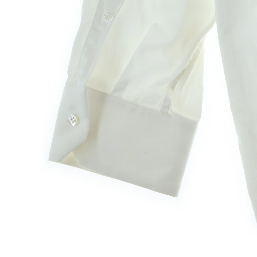 RAF SIMONS(ラフシモンズ) 19SS CROPPED SHIRT ASYMM アシメ パンク オーバーサイズ長袖シャツ ホワイト 191-293F