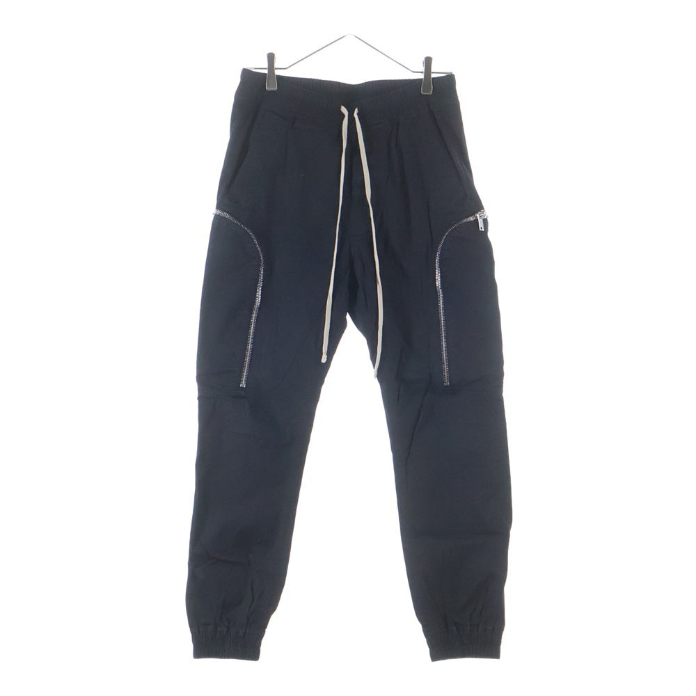 Rick Owens(リックオウエンス) 20SS Cargo Jog Pants カーゴジョグ ドローストリングカーゴパンツ ブラック RU20S7396-TE