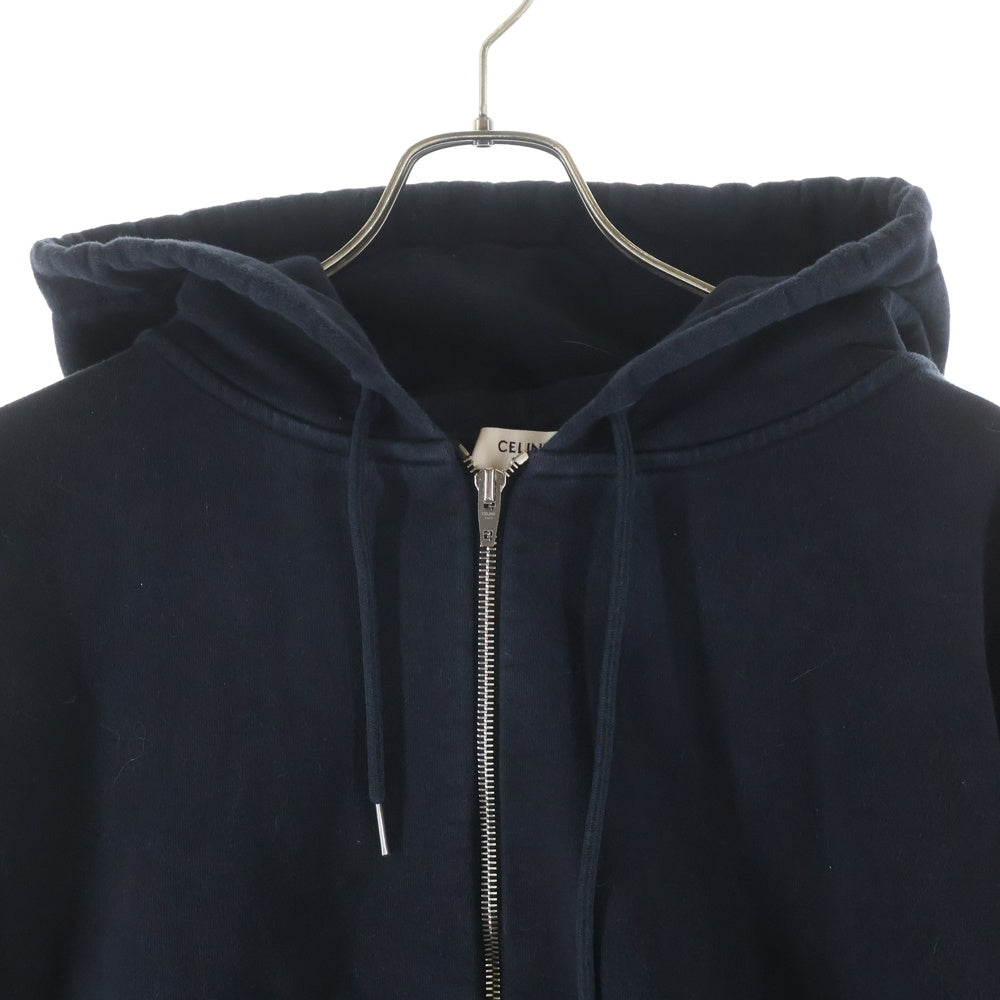 CELINE(セリーヌ) 21SS ロゴプリント ジップアップパーカー ブラック 2Y497052H