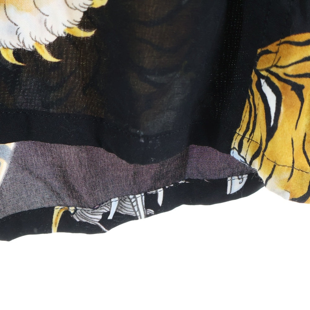 WACKO MARIA(ワコマリア) 23AW TIM LEHI HAWAIIAN SHIRTS ティムリーハイ ハワイアン 長袖シャツ ブラック 23FW-WMS-HI02