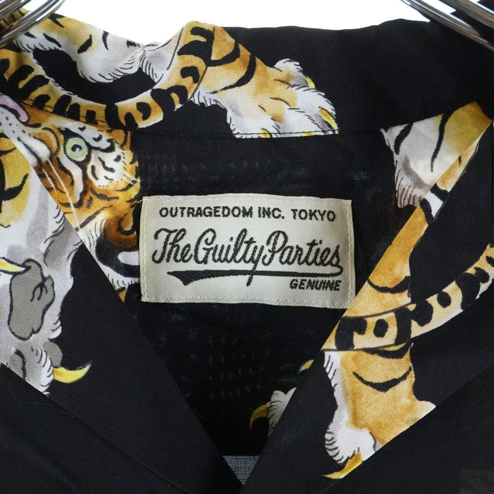 WACKO MARIA(ワコマリア) 23AW TIM LEHI HAWAIIAN SHIRTS ティムリーハイ ハワイアン 長袖シャツ ブラック 23FW-WMS-HI02