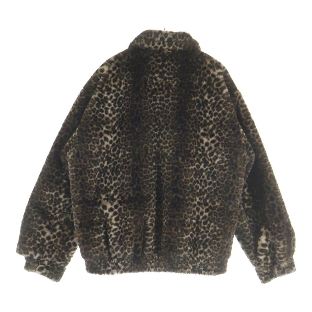 WACKO MARIA(ワコマリア) 25AW ×MCGREGOR LEOPARD FAUX FUR ANTI FREEZE JACKET マクレガー レオパード アンチフリーズジャケット ブラウン 25FW-WMOーMC02